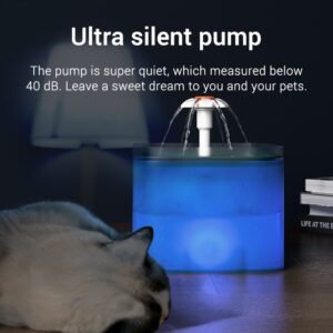 ROJECO-Automatic-Cat-Water-Fountain-Filter-Indoor-2L-LED-Drinker-for-Cat-Water-Dispenser-Pet-Drinking-2