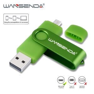 WANSENDA-High-Speed-OTG-USB-Flash-Drive-Metal-Pen-Drive-16GB-32GB-64GB-128GB-256GB-Pendrive