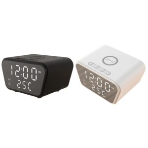 Wireless-Charger-Alarm-Clock-Bluetooth-Speaker-LED-Smart-Digital-Clock-Table-Electronic-Desktop-Clocks-TYPE-C