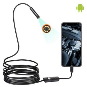 Mini-Endoscope-Camera-Waterproof-Endoscope-Borescope-Adjustable-Soft-Wire-6-LEDS-7mm-Android-Type-C-USB