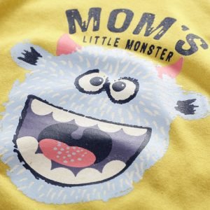 Mom-s-Little-Monster-Cartoon-Baby-Boy-Clothes-Cotton-T-shirt-Striped-Shorts-Casual-Boys-Clothes-5